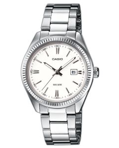 Casio Damen Uhr LTP-1302PD-7A1VEG Edelstahlband Armbanduhr
