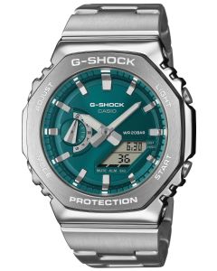 Casio G-Shock Armbanduhr Edelstahlband GM-2110D-3A1ER