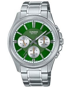 Casio Herrenuhr Armbanduhr Edelstahlband MTP-1375PD-2A2VEF