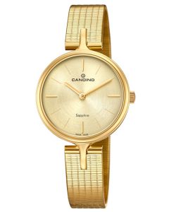 Candino Damenuhr C4644/1 Armbanduhr Edelstahl golden Swiss Made