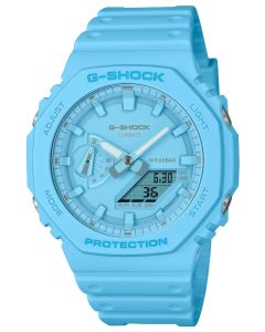 Casio G-Shock Uhr Armbanduhr analog digital blau GA-2100-2A2ER