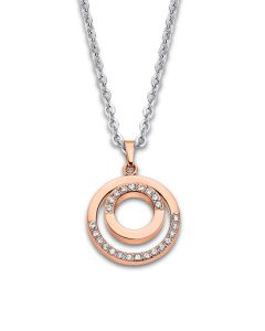 Lotus Style Damen Halskette Bicolor Strass LS2180-1/3
