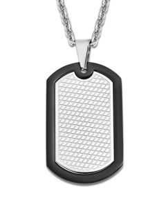 Lotus Style Herren Halskette mit Dog Tag LS2211-1/1 Anhänger