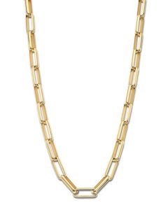 Lotus Style Damen Halskette Rechteckkette Edelstahl goldfarbig LS2230-1/2
