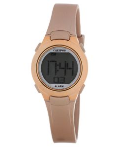 Calypso Kinderuhr Damen Teenie Armbanduhr Digital K5677/3 rosegoldfarbig Girls