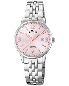 Damenuhr Lotus Armbanduhr 18698/2 Edelstahlarmband Datum