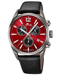 Lotus Herren Armbanduhr Lederband Chronograph 18683/5