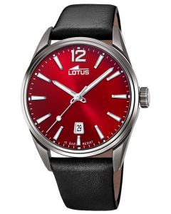 Lotus Herren Armbanduhr Lederband Datum 18685/5