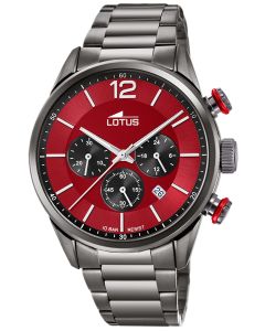 Herren Armbanduhr Lotus Watch Edelstahlband Chronograph 18686/4