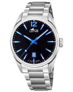 Lotus Herren Armbanduhr Datum Edelstahlarmband 18692/5