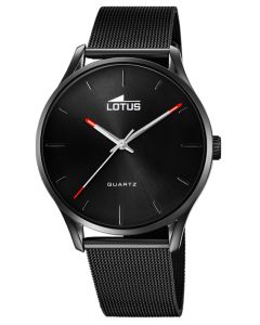 Lotus Herren Armbanduhr 18817/1 Edelstahlband schwarz