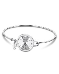 Armspange Armreif Armband Lotus Style LS2014-2/1 Kleeblatt Strass