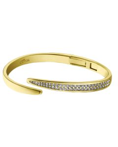 Modische Armspange Armreif Armband Lotus Style LS1845-2/2 Zirkonia golden