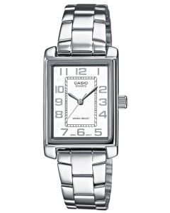 Casio Damenuhr Armbanduhr Edelstahl-Armband LTP-1234PD-7BEG