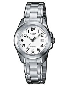 Casio Damen Uhr LTP-1259PD-7BEG Edelstahlband Armbanduhr