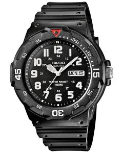 Casio Uhr MRW-200H-1BVEG analog mit Datumsanzeige schwarz