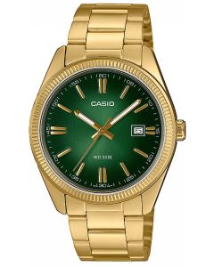 Casio Uhr Herrenuhr Edelstahlband golden MTP-1302PGC-3AVEF