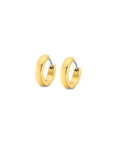 Lotus Style Herren Creolen Edelstahl golden Ohrringe LS2226-4/1 Ohrschmuck