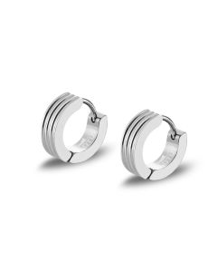 Lotus Style Herren Clapp-Creolen Edelstahl Männer Ohrringe LS2154-4/1