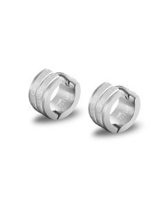 Lotus Style Herren Clapp-Creolen Edelstahl Ohrringe LS2157-4/1