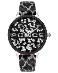 Police Damen Armbanduhr Lederband PL16028MSG.02