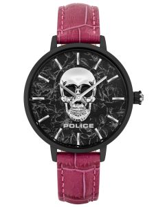 Police Damen Armbanduhr Lederband PL16028MSG.02