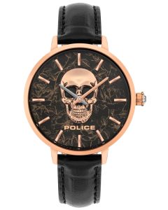 Police Damen Armbanduhr Lederband PL16028MSG.02