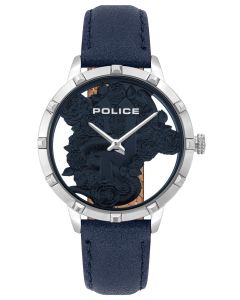 Police Damen Armbanduhr Lederband PL16028MSG.02
