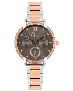 Police Damen Armbanduhr Lederband PL16028MSG.02