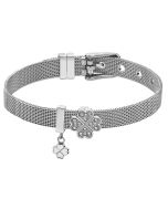 Lotus Style Damen Armband Bliss LS2077-2/3 Kleeblatt Strass silberfarbig