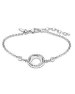 Lotus Style Armband Ring Anhänger Strass silberfarbig LS2176-2/1