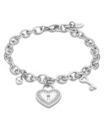 Lotus Style Armband Schloss und Schlüssel Edelstahl LS2188-2/1