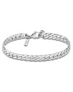 Herren Armband Edelstahl silberfarbig flach 21 cm Lotus Style LS2210-2/1