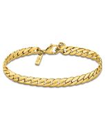 Herren Armband Edelstahl goldfarbig flach 21 cm Lotus Style LS2210-2/2