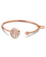 Damen Armreif Edelstahl Lebensbaum rosegoldfarbig Lotus Style LS2225-2/4