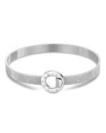 Armspange Armreif Lotus Style LS2080-2/1 silberfarbig Armband matt