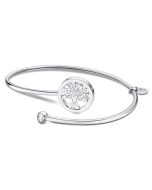 Armreif offen Lotus Style Armband Lebensbaum Strass LS2169-2/3