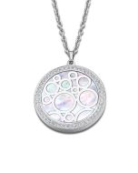 Lotus Style Damen Halskette Kreis Perlmutt Strass LS2179-1/1 zoom