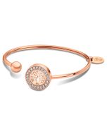 Damen Armreif Armband rosegold Lebensbaum Strass Lotus Style LS2181-2/3