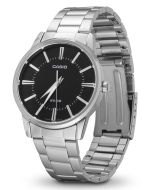 Casio Uhr Herrenuhr MTP-1303PD-1AVEF Edelstahl Armbanduhr vorne