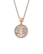 Damen Halskette Lebensbaum rosegolden Lotus Style LS2225-1/2 Anhänger