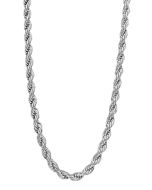 Herren Halskette Kordelkette silberfarbig 50 cm Lotus Style Schmuck LS2233-1/1