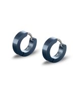 Lotus Style Herren Clapp-Creolen Edelstahl blau Ohrringe LS2160-4/3
