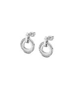 Lotus Style Ohrringe Ohrstecker Kreis silber Strass LS2176-4/1 Ohrschmuck