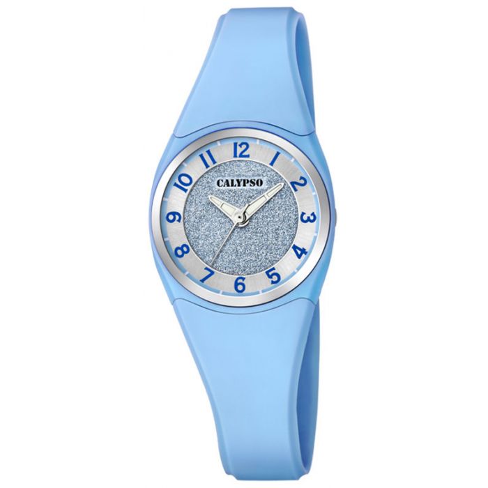 Kinderuhr Calypso Uhr Kids Mädchen Armbanduhr K5752/3 hellblau