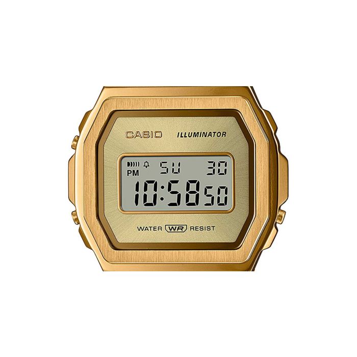 Casio Digitaluhr Armbanduhr Vintage ICONIC A1000MG-9EF