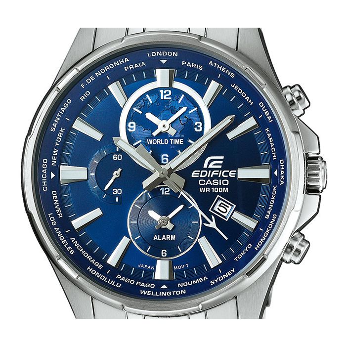 Casio Edifice Uhr EFR 304D 2AVUEF Edelstahl Chronograph