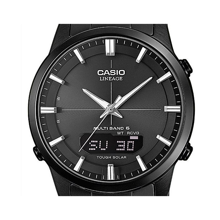 Casio Funkuhr Funk Solar Uhr Herrenarmbanduhr LCW M170DB 1AER schwarz