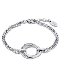 Lotus Style Armband 2-reihig Ringe LS1780-2/1 Strass Armschmuck