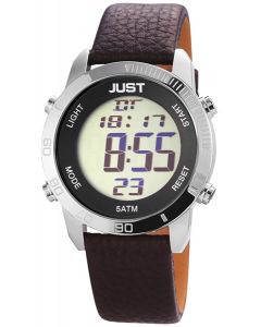 Just Watch Herren Digital Uhr JU200079 braun silber 44 mm